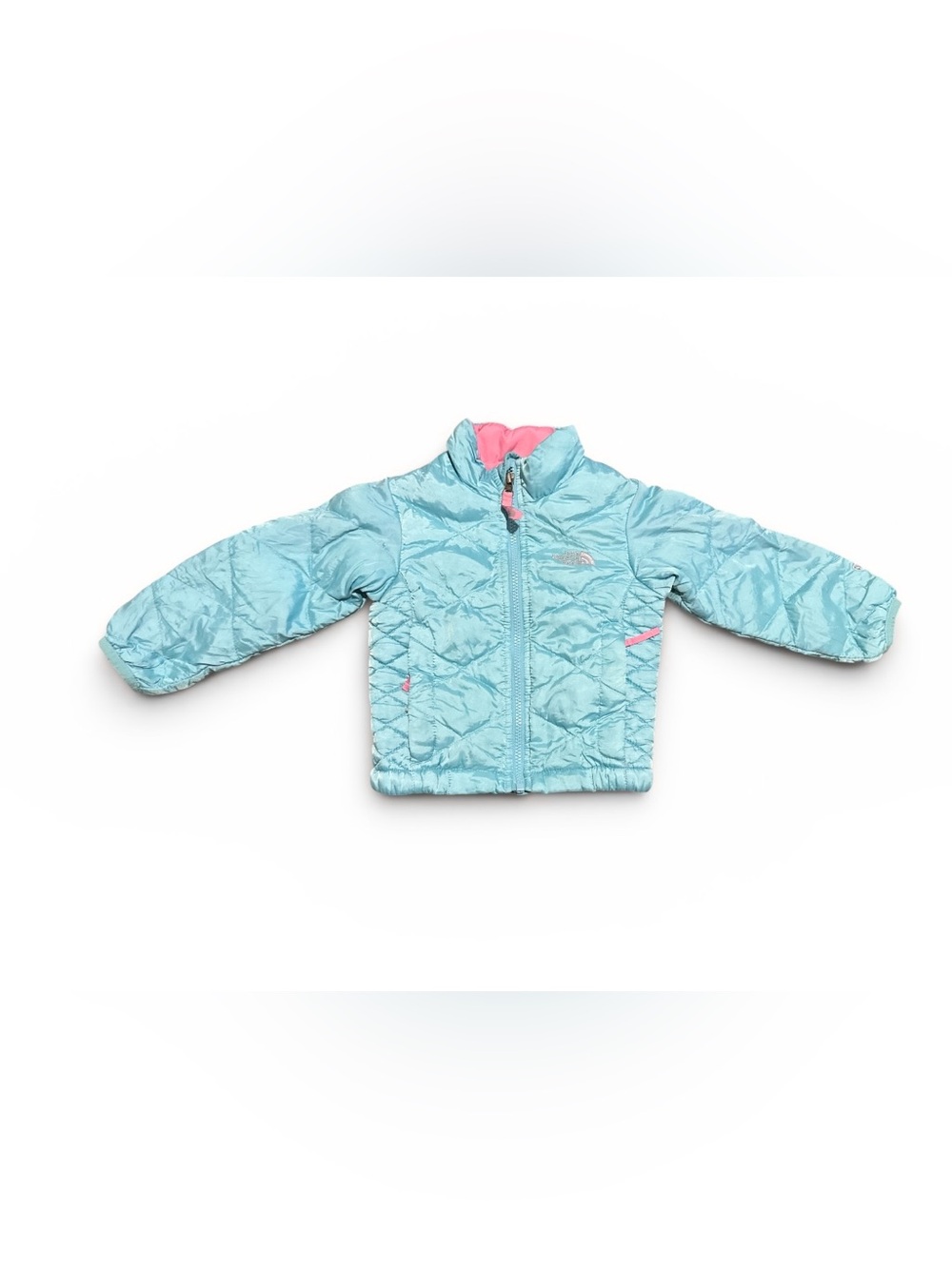 The North Face Girls Blue Puffer Jacket 550 Size 2T